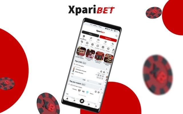 Xparibet mobile app